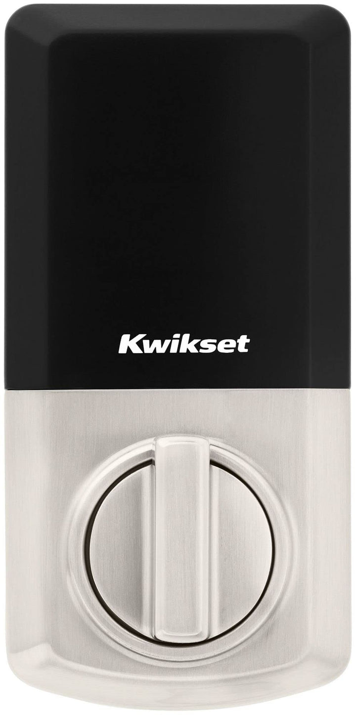 Kwikset 9260TRL-15S Traditional SmartCode Keypad Electronic Deadbolt SmartKey Satin Nickel Finish