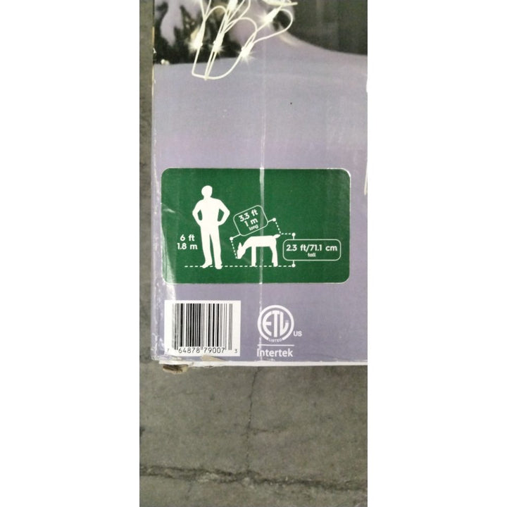 Holiday Time Animated Light-Up Doe, 40"x6.3"x28" Retail $45.00
