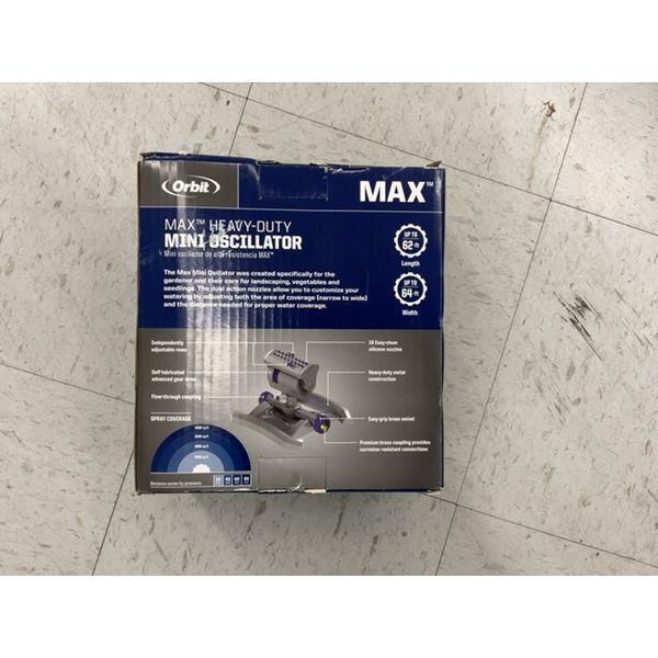 Orbit MAX Heavy-Duty Mini Oscillator, Adjustable Spray, Durable Construction Retail $15.00