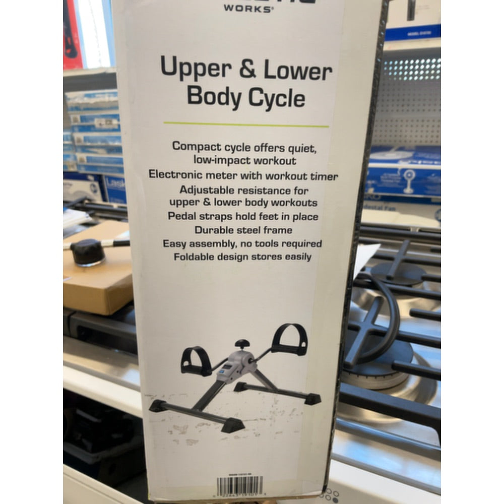 Athletic Works Folding Upper & Lower Body Mini Cycle with Monitor