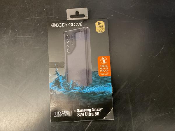 Body Glove Tidal Waterproof Phone Case for Samsung Galaxy S24 Ultra 5G - Black/Clear Retail $22.88