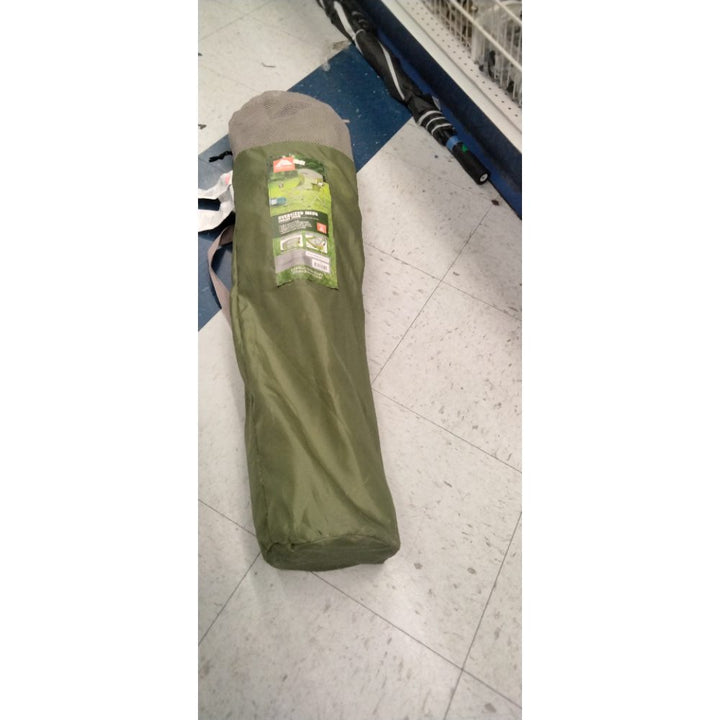 Ozark Trail Adult Oversized Mesh Camp Chair with Cooler  Green & Gray