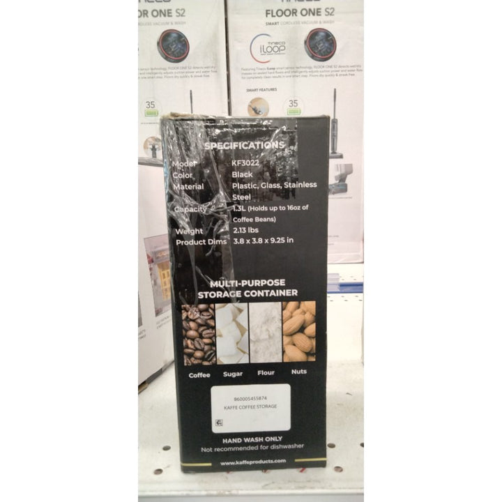 Kaffe 16 Oz Storage Container Coffee Canister with Airtight Lid BPA Free Stainless Steel