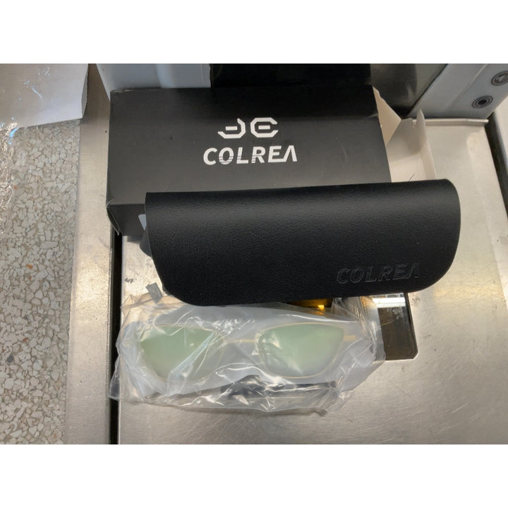 COLREA Sunglasses - Includes Case, Green Lenses