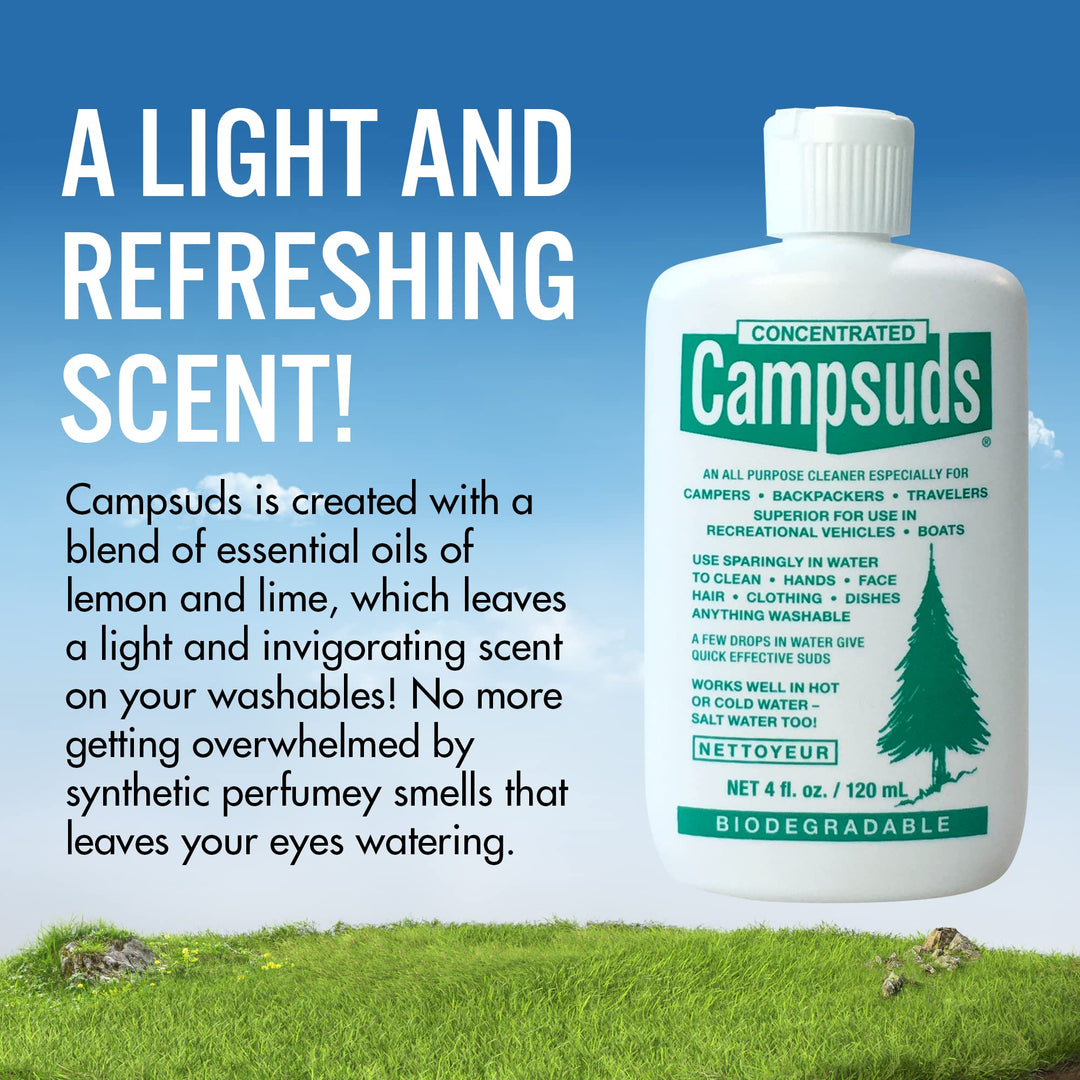 Concentrated Campsuds All Purpose Cleaner, 4-Ounce, Green