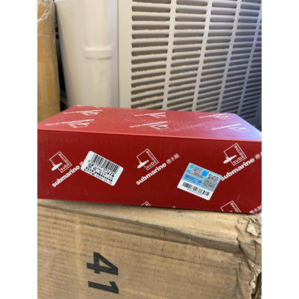 SUBMARINE 4-Inch Square Brass Sealed Floor Drain, Preventing Blockage, Odor and Water Reflux, Can Be Connected with Independent Drainage Equipment Such As Washing Machine Hoses.