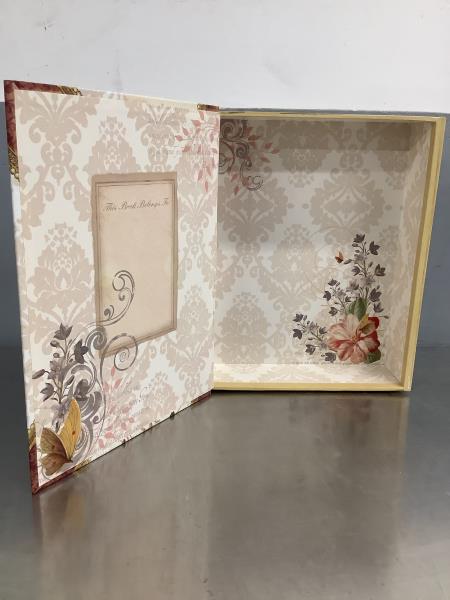 Floral 'Live Laugh Love' Decorative Storage Box Retail $35.00