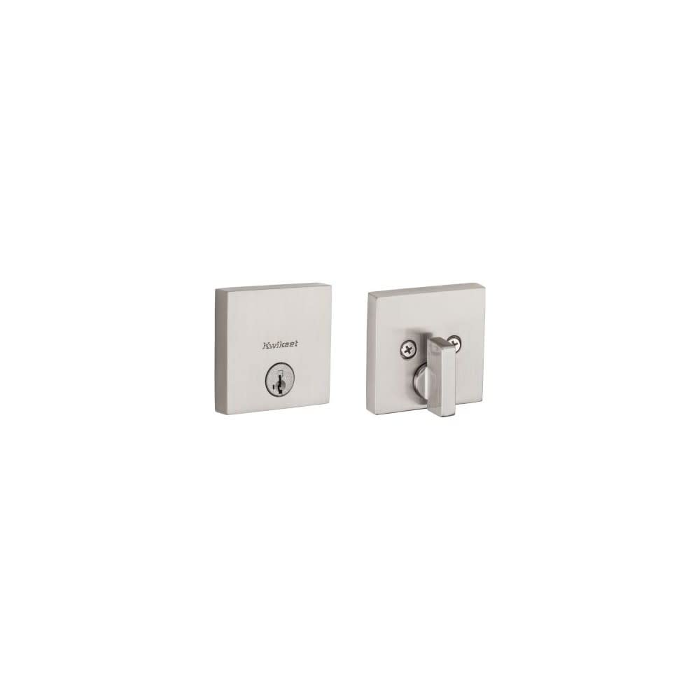 Kwikset Downtown Deadbolt - Keyed One Side - Featuring SmartKey