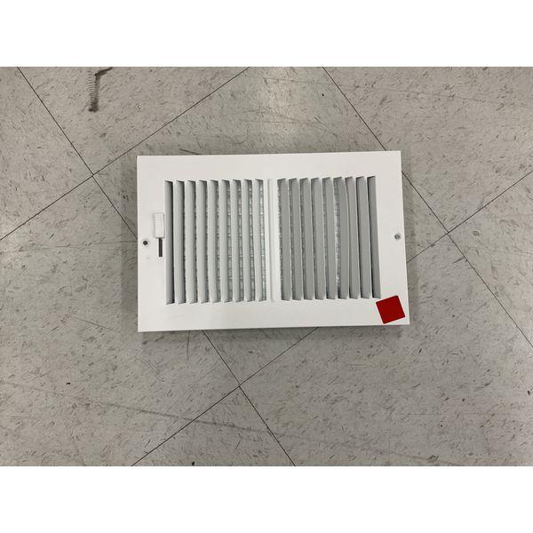 HVAC Vent Register - Adjustable Airflow, White Finish