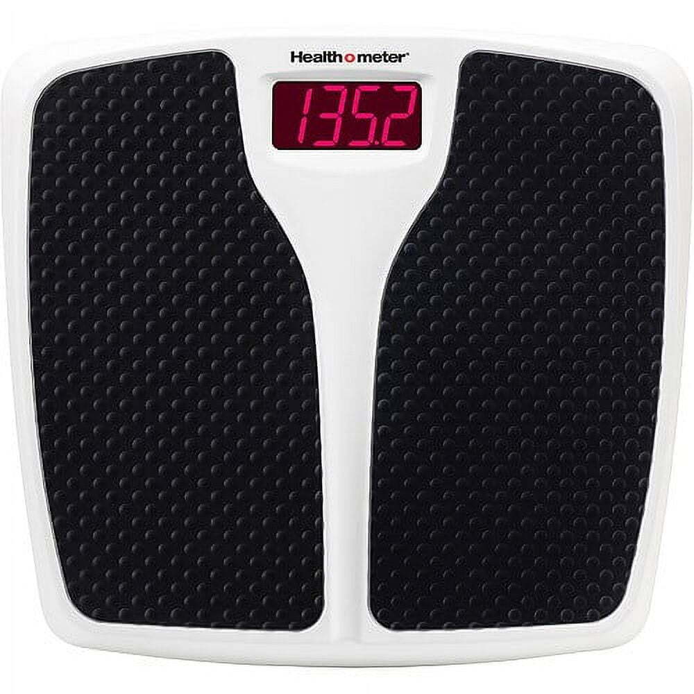 Health O Meter Digital Body Weight Scale  Black and White  350lb Capacity Retail $17.88