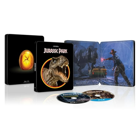 Jurassic Park (Steelbook) (4K Ultra HD + Blu-ray + Digital Copy) Retail $29.96
