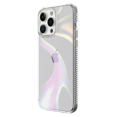 Onn. Phone Case for iPhone 14 Pro Max - Iridescent Illusion Retail $12.98