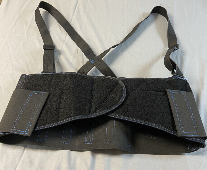 KOBALT Elastic Back Support Belt L-X with Suspenders Black Retail $15.00