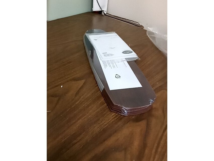 52-inch Flush Mount Ceiling Fan with LED Light, Bronze Finish, 5-Blade, Harbor B