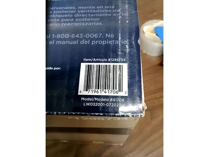 52-inch Flush Mount Ceiling Fan with LED Light, Bronze Finish, 5-Blade, Harbor B