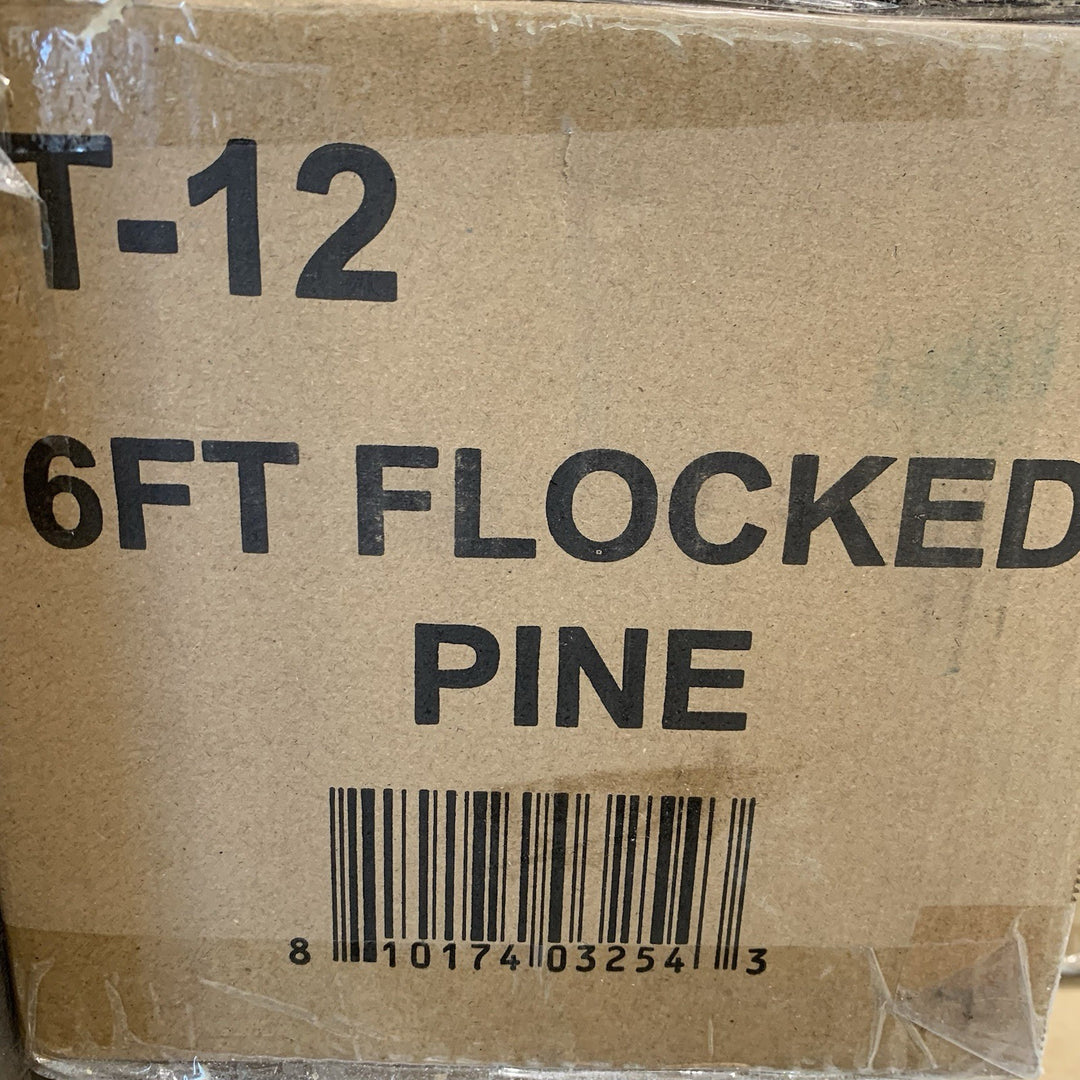 Holiday Time 6Ã¢â‚¬â„¢ Non-Lit Flocked Pine Tree Classic Style Christmas Tree