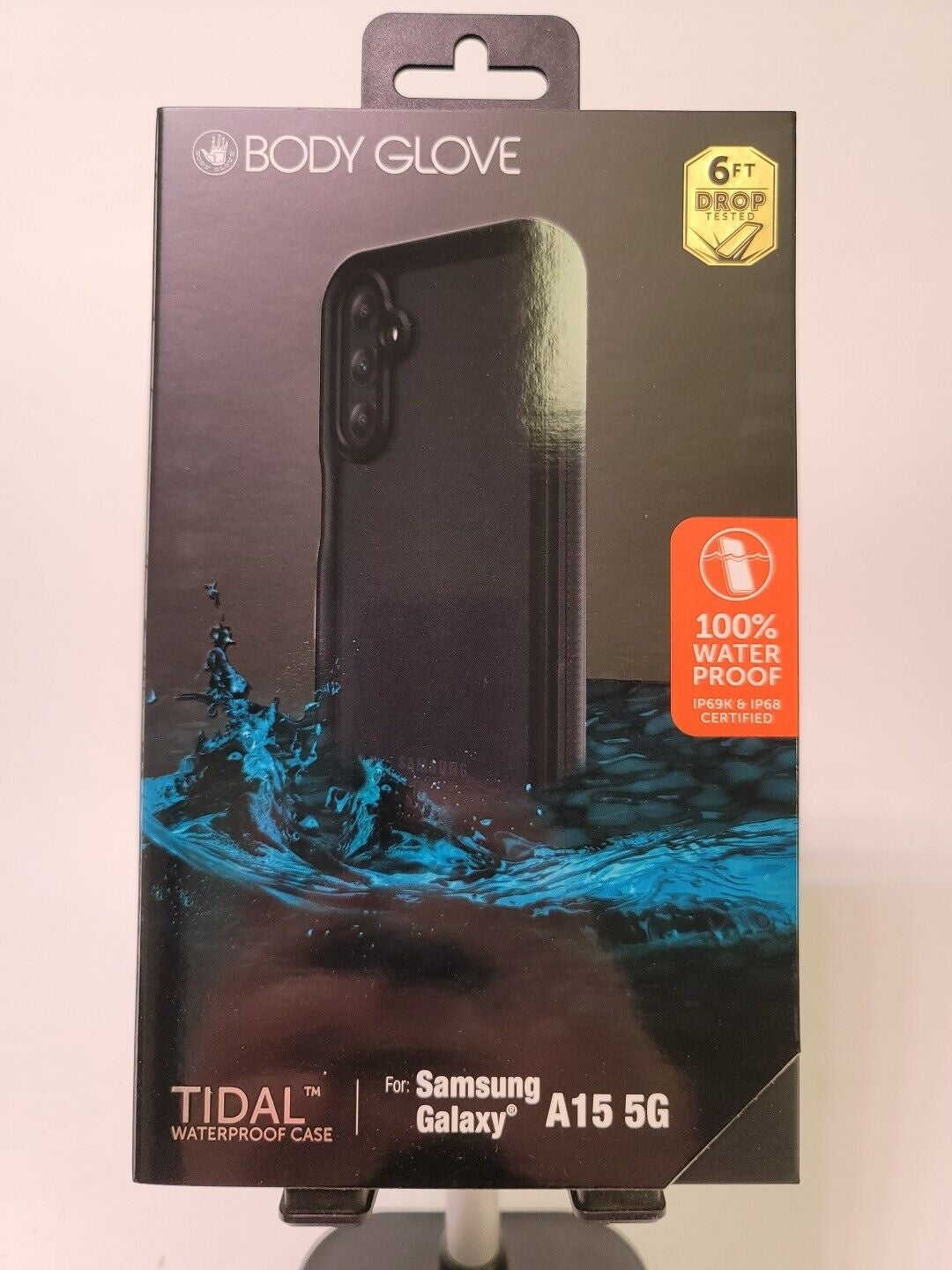 Body Glove Tidal Waterproof Phone Case for Samsung Galaxy A15 5G - Black/Clear Retail $19.88