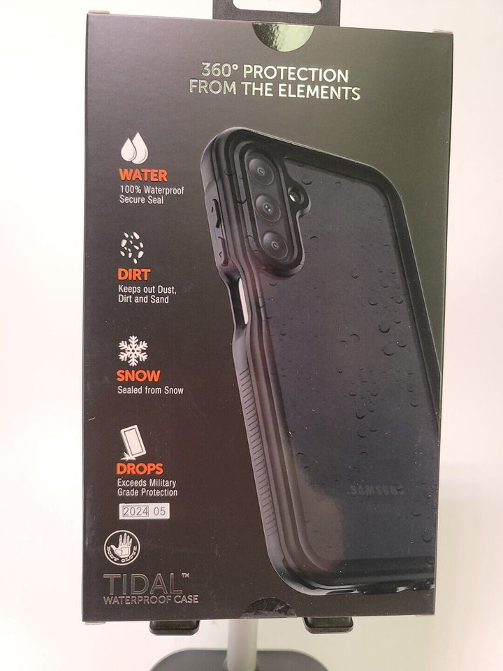 Body Glove Tidal Waterproof Phone Case for Samsung Galaxy A15 5G - Black/Clear Retail $19.88