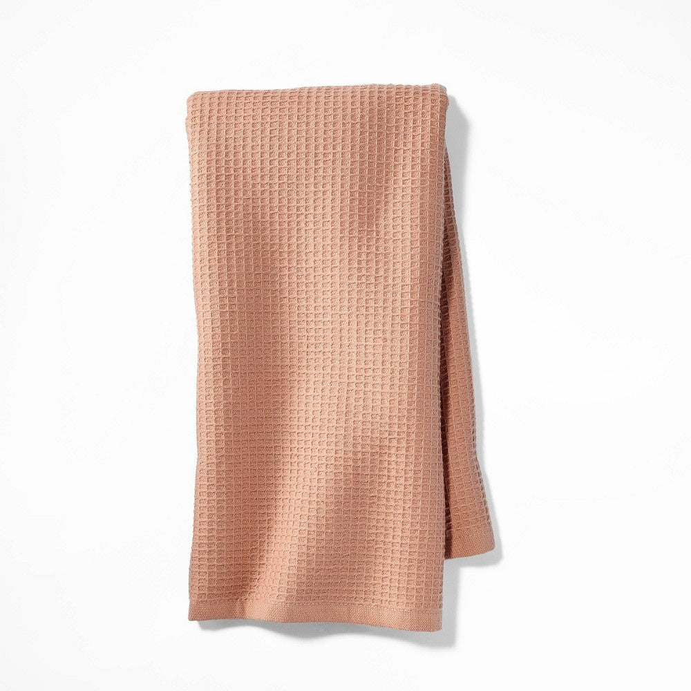 Waffle Kitchen Towel Terracotta Orange - Figmint™ Retail $3.00