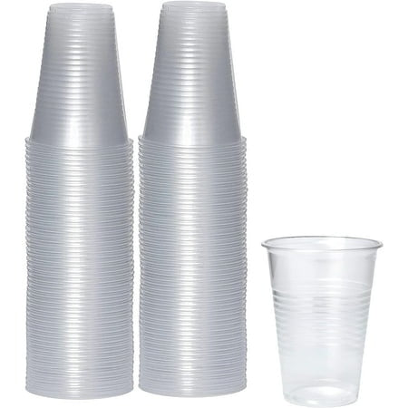 PAMI 9 Oz Clear Plastic Cups for Party Disposable Drinking Cups  80-Pack Retail $8.86