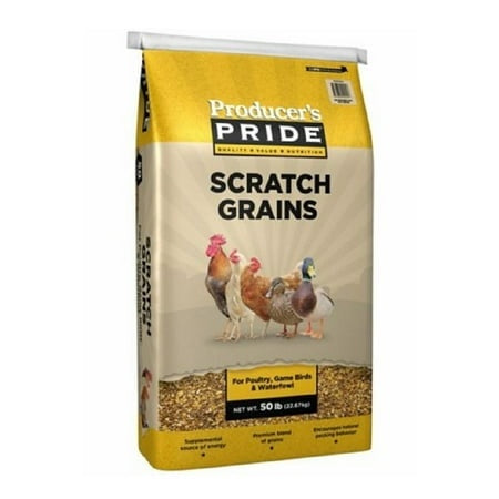 Producer S Pride 9862 Livestock Supplies 50 Pounds  Scratch Grains Poultry Feed Retail $95.24