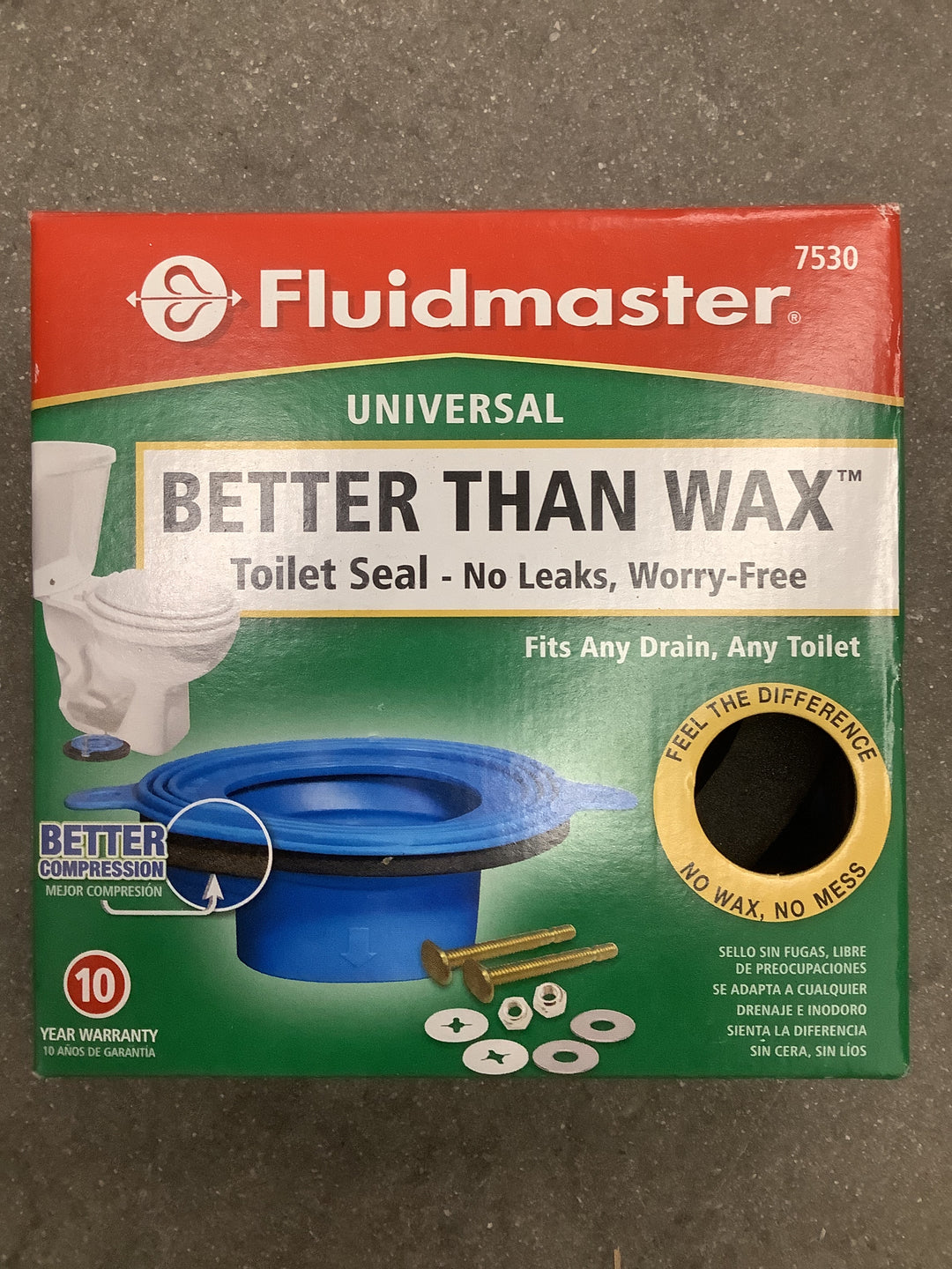 Fluidmaster better than wax toilet seal