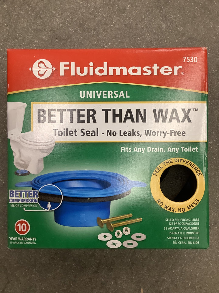 Fluidmaster better than wax toilet seal