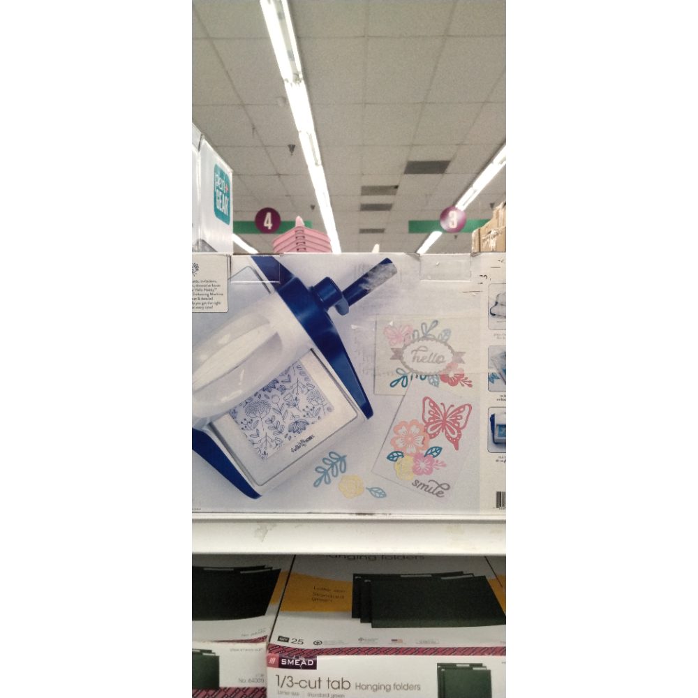 Hello Hobby White Flatbed Magnetic Die Cut & Emboss Machine