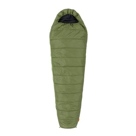 Ozark Trail 50F Compact Mummy Adult Sleeping Bag - Green (88.6   X 31.5  ) Retail $20.77