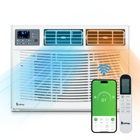 Ktaxon WiFi Enabled 12000 BTU Heat and Cool Window Air Conditioner with Wifi Controls Retail $399.99