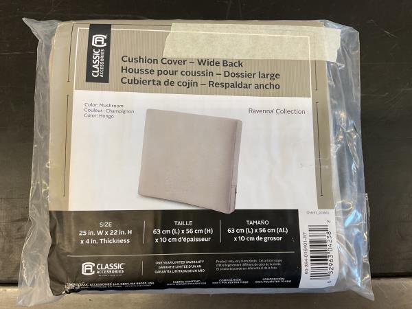 Cushion Cover wide back housse Retail $18.99