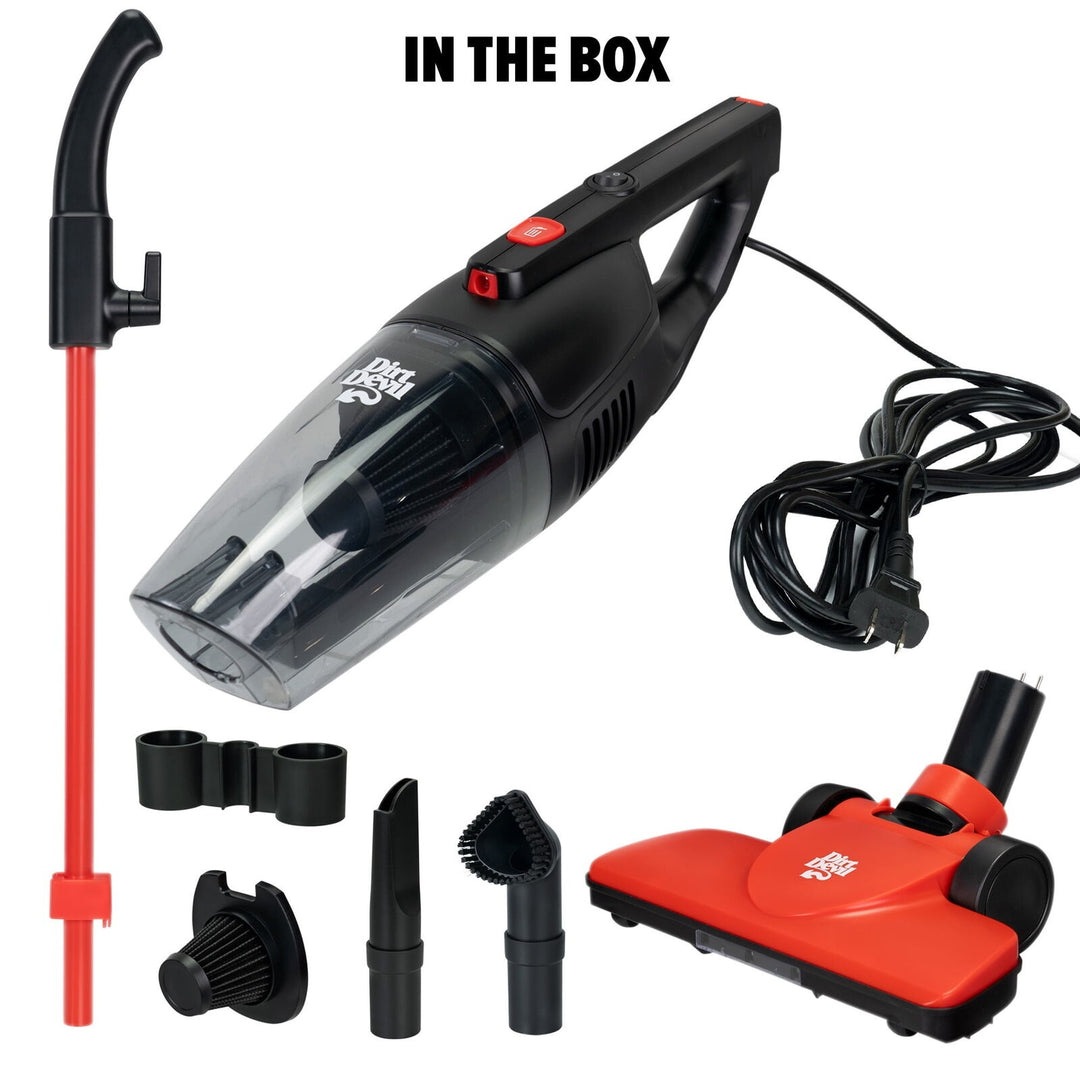 Dirt Devil 3-in-1 Lightweight Corded Upright and Handheld Multi-Surface Vacuum