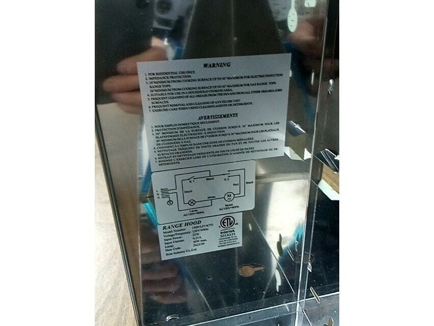 Winflo 30-in Ductless Stainless Steel Under Cabinet Range Hoods Undercabinet