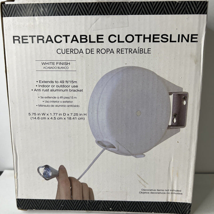 New Easy Home Organization Retractable Clothesline Outdoor Indoor Heavy Duty