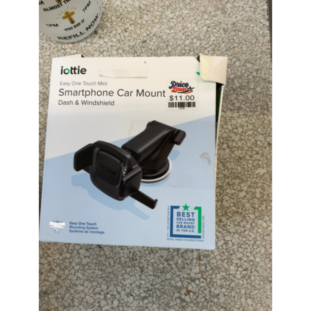iOttie Easy One Touch Mini Dash & Windshield Car Mount Phone Holder || iPhone Xs Max R 8 Plus 7 Samsung Galaxy S10 E S9 S8 Plus Edge, Note 9 & Other Smartphones