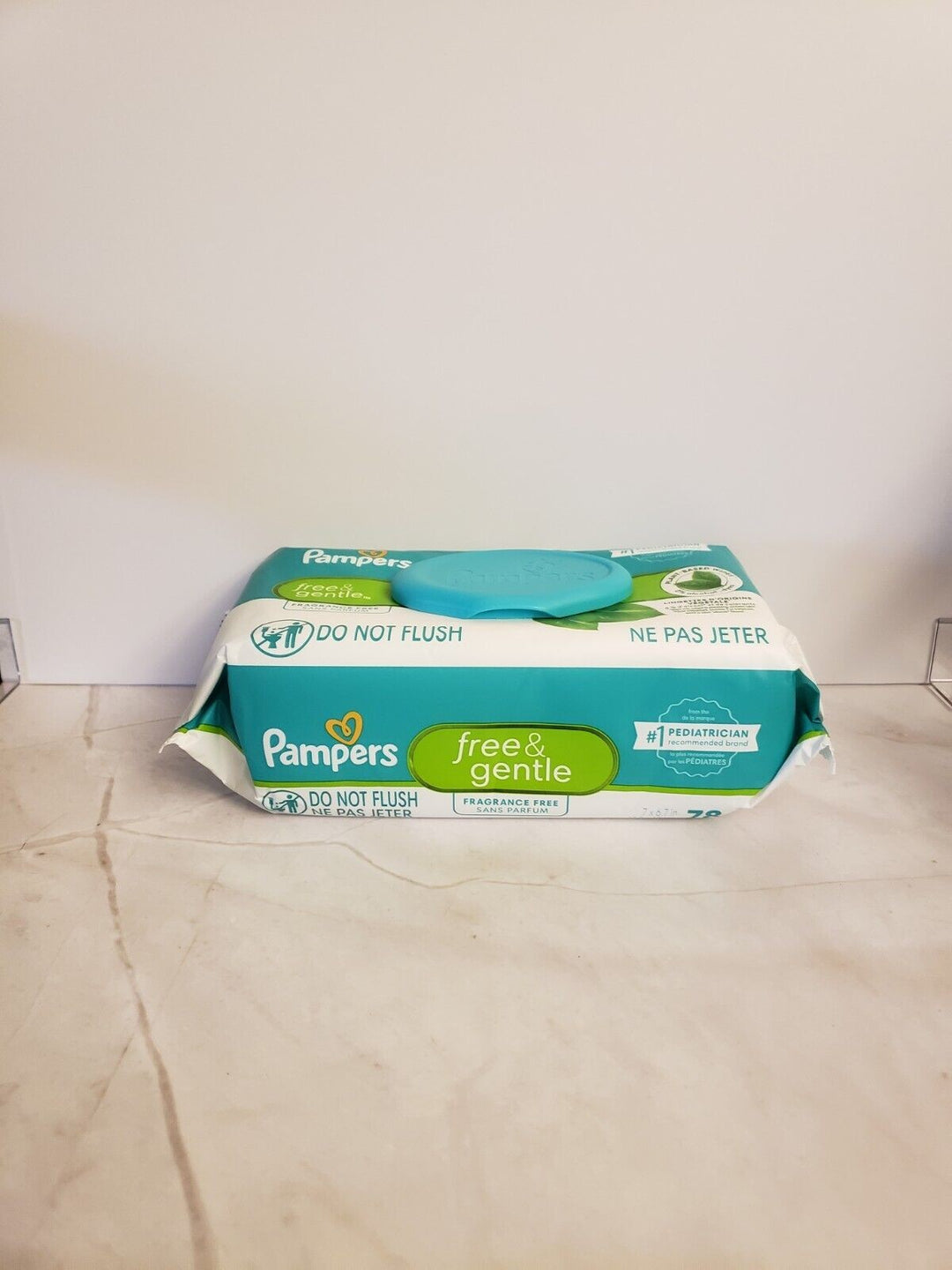 Pampers Free & Gentle Baby Wipes, 1 Pk, 78 CT