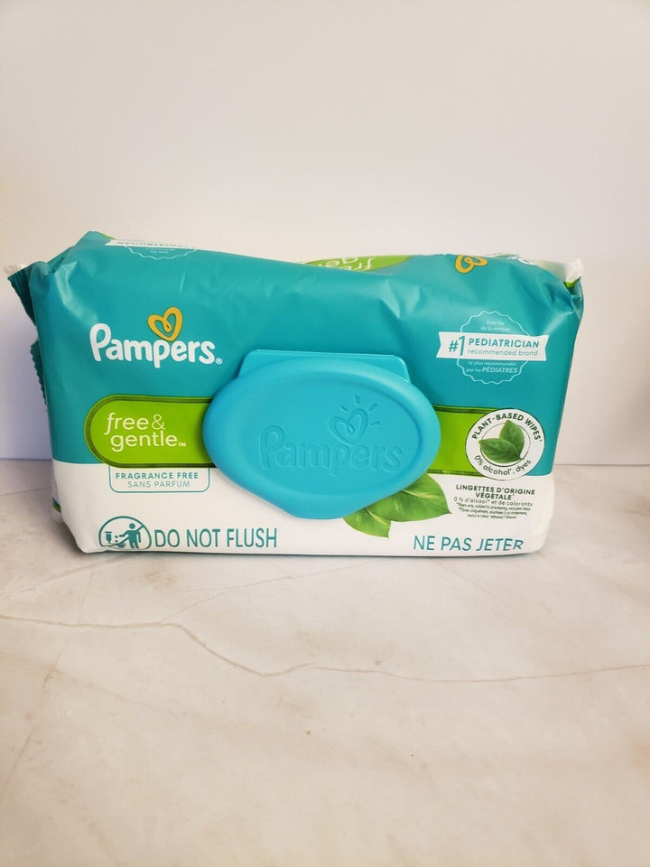 Pampers Free & Gentle Baby Wipes, 1 Pk, 78 CT