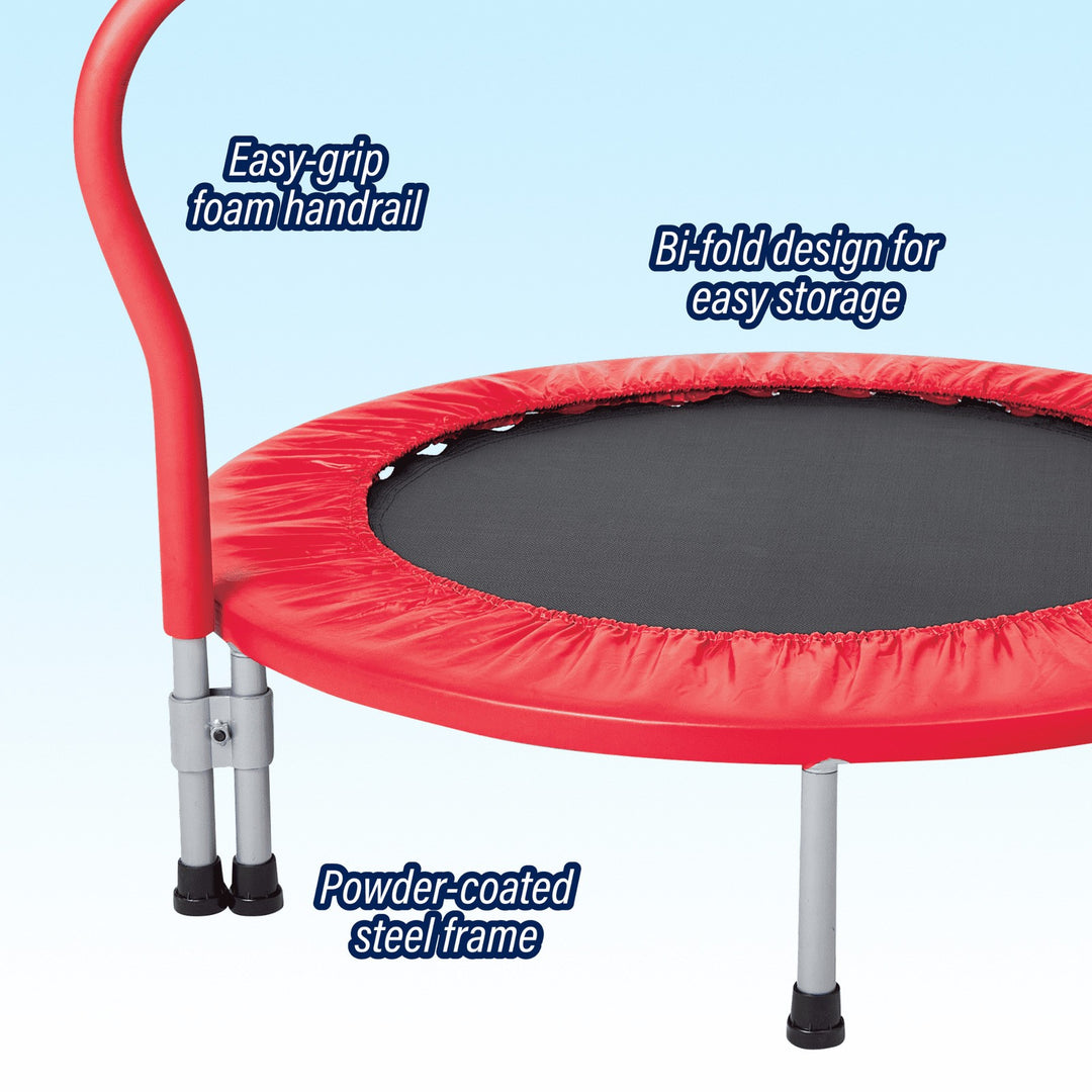 3-Foot Folding Trampoline  36  Diameter  for Ages 3 and up  by MinnARK Retail $49.00