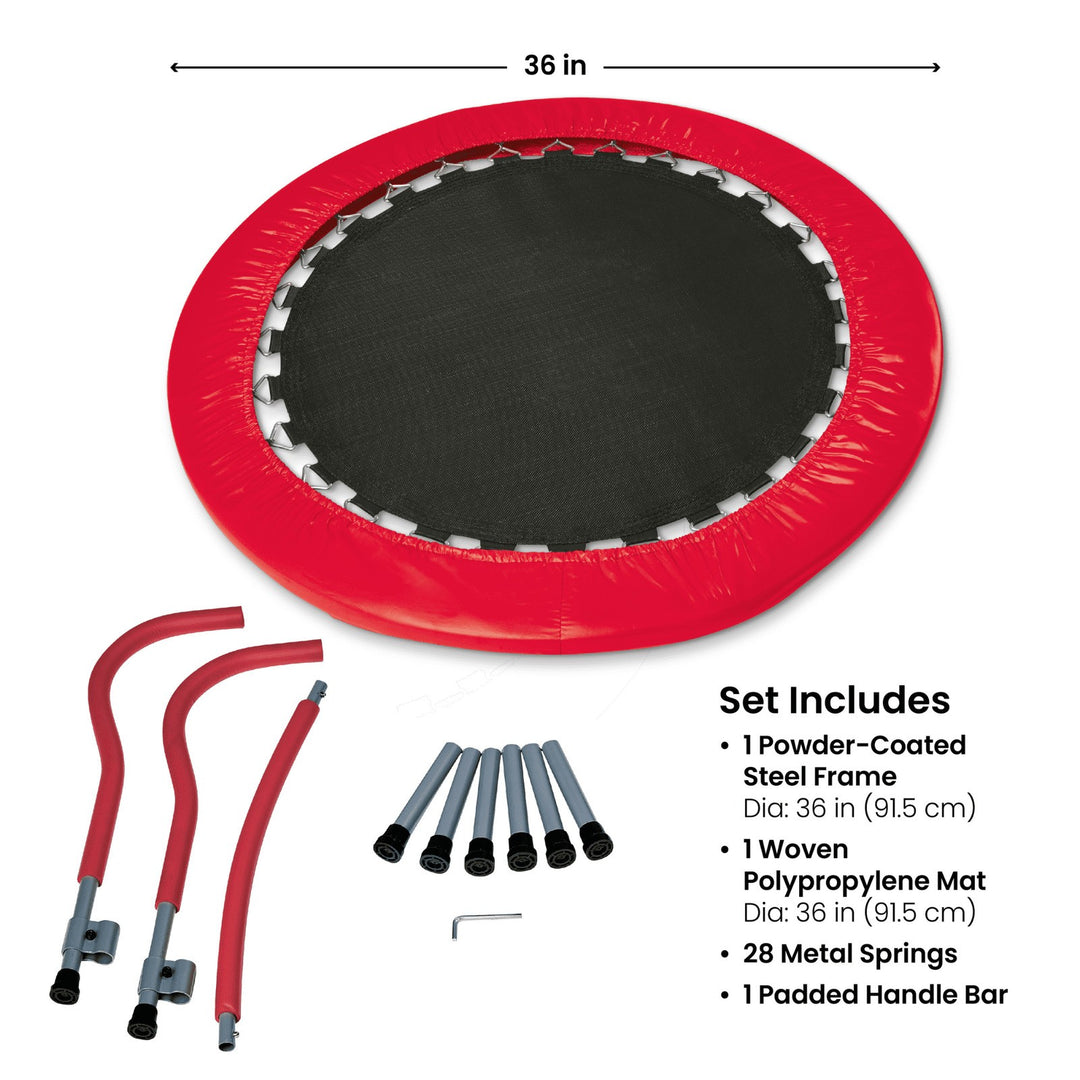 3-Foot Folding Trampoline  36  Diameter  for Ages 3 and up  by MinnARK Retail $49.00