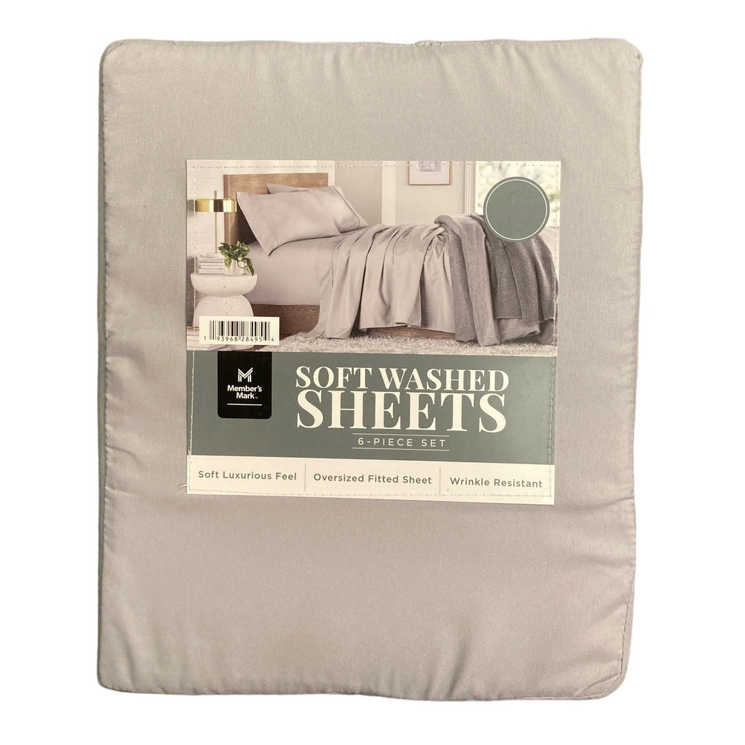 Member's Mark Soft Washed Recycled Microfiber Sheet Set Retail $27.44