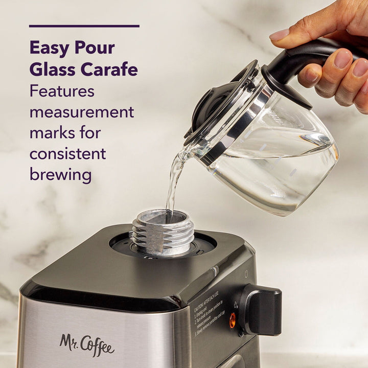 New,Mr. Coffee® 4-Shot Steam Espresso Machine and Latte Maker with Glass Carafe Retail $59.97