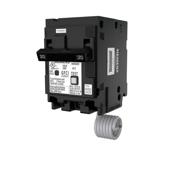 QPFB 20 Amp 2-Pole GFCI Circuit Breaker Retail $112.96