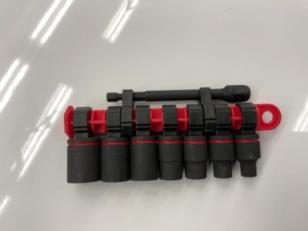 Impact Socket Set, SAE - Standard & Deep, with Holder Retail $35.00