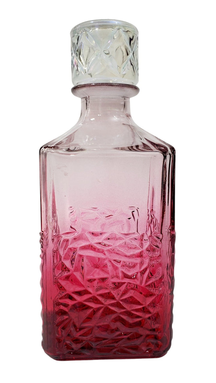 LUCKY STAR Glass Wine Decanter with Stopper Red - 31 Fl Oz - 8" Retail $5.00