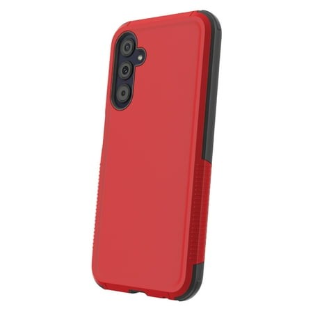 Onn. Slim Rugged Phone Case for Samsung Galaxy A25 5G - Red/Gray Retail $13.88