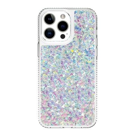 Onn. Phone Case for iPhone 14 Pro Max / iPhone 13 Pro Max / iPhone 12 Pro Max - Iridescent Glitter Fleck Retail $12.98