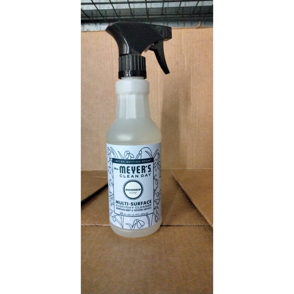 MRS. MEYER'S CLEAN DAY All-Purpose Cleaner Spray, Snowdrop, 16 fl. oz Retail $3.00
