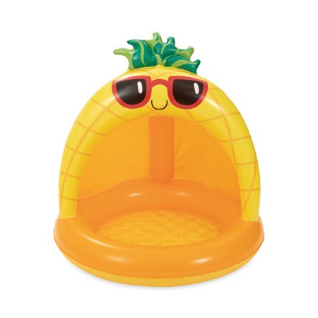 Play Day Inflatable Pineapple Shade Pool  Orange  Ages 1-3  Unisex