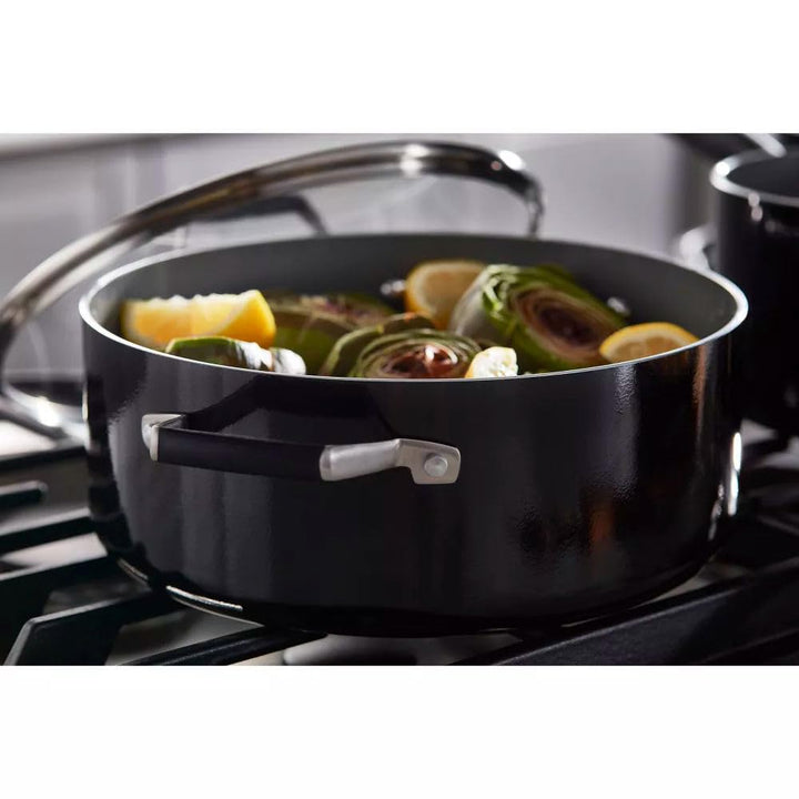 Select by Calphalon™ Oil-Infused Ceramic Nonstick 8-Piece Cookware Set PFOA/PTFE Free Retail $211.00
