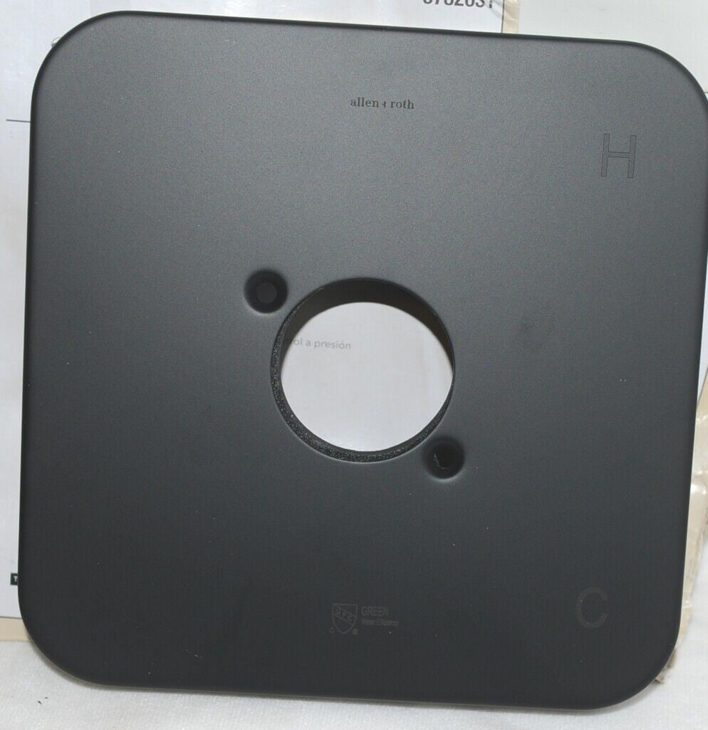 Allen + Roth Dunmore Matte Black 1-handle Multi-function 3.752-Inches Round Bathtub and Shower Faucet with Valve Retail $225.50